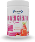 Gaspari Nutrition Proven Creatine for Women 5g of Creatine 5g of Collagen Vitamin C and Collagen Clean Natural Formula Electrolytes for Hydration (30 Servings Strawberry Lemonade)