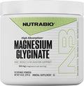 NutraBio Magnesium Glycinate Powder for Sleep- Sleep Supplement Supports Relaxation Heart Health and Metabolism- 350 mg- Unflavored Drink Mix- 50 Servings