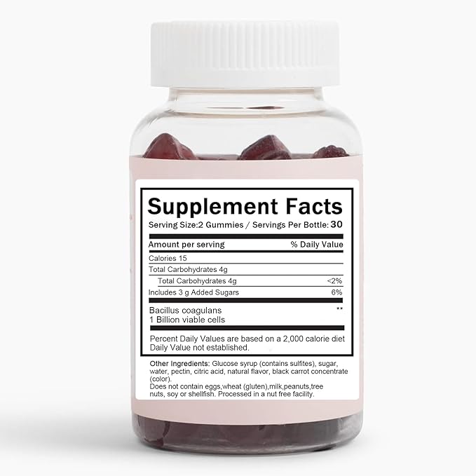 Clean Prebiotic Fiber Gummy Clean Fiber Gummies for Men Men Prebiotic Supplement for Digestive Gut Health Non-GMO 60 Gummies / 4g Fibers Per Serving