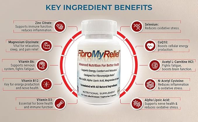 Natural Supplement with CoQ10 Alpha Lipoic Acid MagnesiumB Complex and More