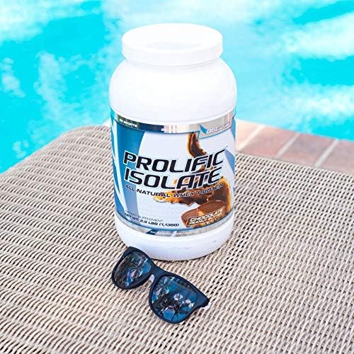 G6 Sports Nutrition Prolific Isolate All Natural Whey Protein Isolate (Gluten Free Lactose Free Soy Free Stevia Sweetened 25g Protein 100 Calories) – 2.5lb Jar – Chocolate Peanut Butter