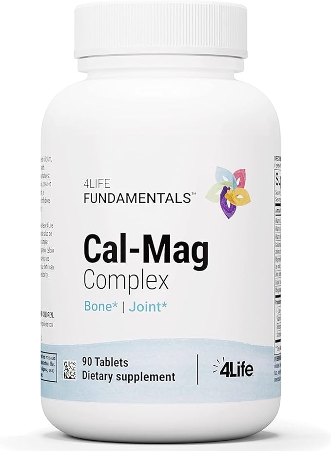 4Life Cal-Mag Complex - with Calcium Magnesium Vitamin D and K - 90 Tablets
