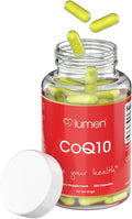 Lumen Naturals CoQ10 for Women – Coenzyme Q-10 600mg Per Serving – 180 Veggie Capsules – 60 Servings