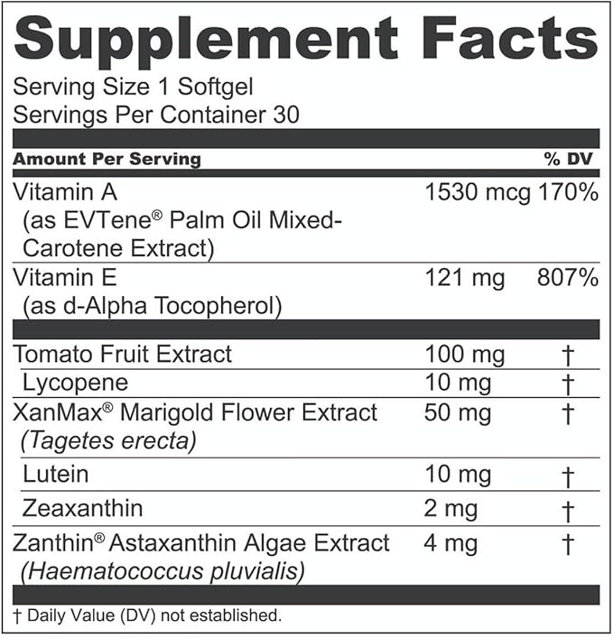 1MD Nutrition VisionMD Eye Vitamin CARMIS - with Lutein &amp Zeaxanthin | Supports Vision Health Everyday Eye Strain &amp Occasional Dry Eye | 90 Softgels (3-Pack)