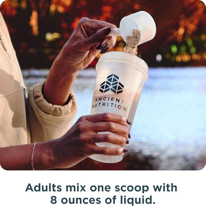 Ancient Nutrition Grass Fed Whey Protein Chocolate Peanut Butter 23g Protein 18 Servings Hydrolyzed Collagen Peptides Organic Regenerative A2/A2 Milk Protein