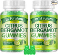 Citrus Bergamot 1500mg Citrus Bergamot Gummies for Healthy Cholesterol Bergamot Supplements 25:1 Extract from Italy Bergamot Resveratrol &amp Niacin - Gluten Free 120 Count