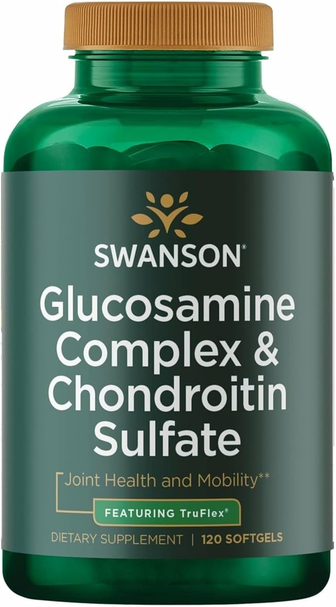 Swanson Glucosamine Complex &amp Chondroitin Sulfate 500/400 Milligrams 120 Sgels
