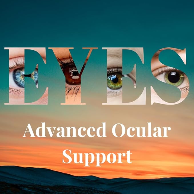 Diamond Eye Health - Natural Vitamins for Complete Eye Support - Healthy Eye Vitamins - Eye Health Vitamins to Help Preserve Aging Eyes - Vegan Gluten-Free Dairy-Free - (90 Count)