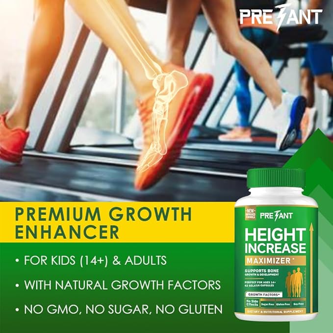 PRETANT-Ashwagandha Supplement Calcium Vitamin &amp Lysine - - Extra Strength Bone and Muscle Health Supplement 62 Count