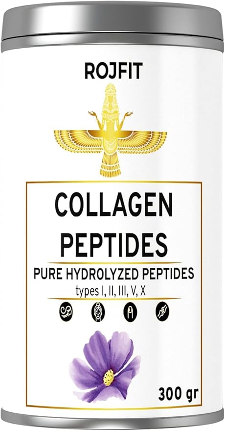 Multi-Type Collagen Powder Supplement for Skin Hair and Joint Health Types 1-5 (300 gr / 10.58 oz)