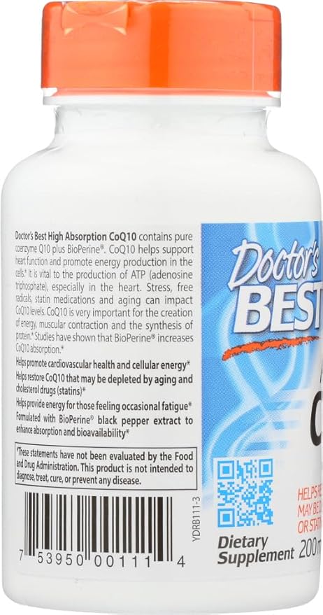 Doctor's Best High Absorption CoQ10 (200mg) 60VC