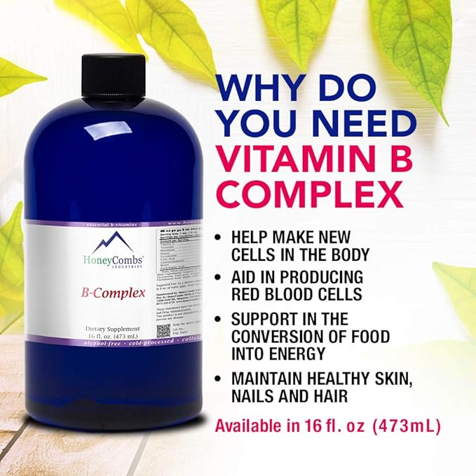 HoneyCombs Super B Complex 16 Oz + Intestinal Tune-Up