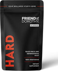 Hard Supplement for Men - Black Maca &amp Ashwagandha Root - Natural Performance Support - Enhances Energy Vitality Hormonal Balance - (60 Capsules/Pouch)