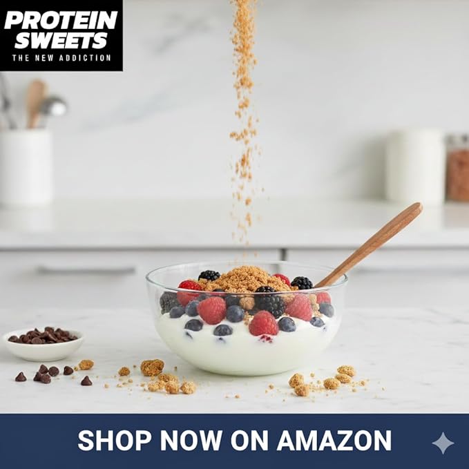 High Protein Cookie – Peanut Butter Chocolate Chip Crumble 66g Protein per Bag Keto Low Carb No Sugar Added Gluten-Free 2 Pack – PROTEIN SWEETS