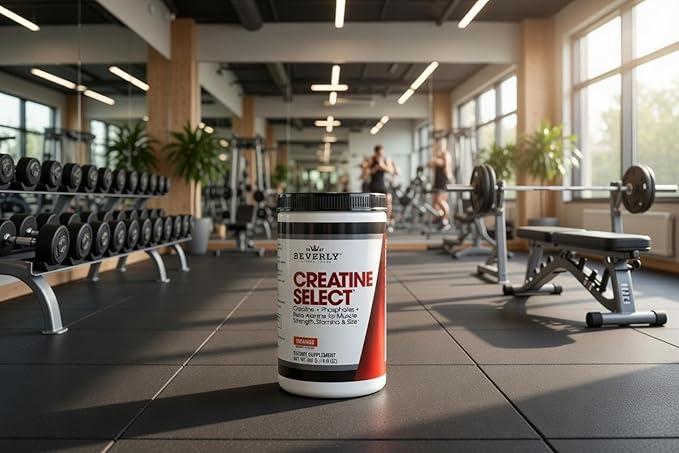 Beverly International Creatine Select with Phosphates 40 Servings. A Fail-Proof Creatine Monohydrate Formula. Boost Muscle Size Strength Endurance and Recovery. for Men and Women. Tastes Like Tang