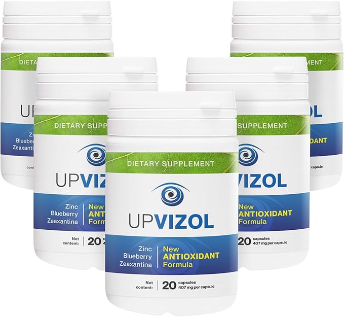 | Dietary Supplement with Zinc Blueberry &amp Zeaxanthin | Eye Nutrition &amp Daily Wellness | 20 Capsules | 5 Pack