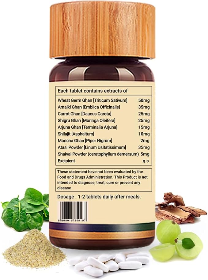 Biogetica Spectrum Ayurvedic Immune Booster- Emblica officinalis Shilajit Nutritional Support for Men Women (Natural Advance Multivitamin) - 80 Tablets