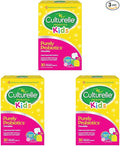 Culturelle Kids Chewable Daily Probiotic for Kids Ages 3+ 30 Count #1 Pediatrician-Recommended Brand Natural Berry Flavored Daily Probiotics for Digestive Health Oral Care &amp Immune Support
