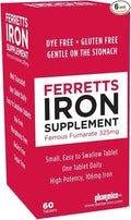 Ferret Suppts Ironlement Ferrous Fumarate 325mg - 60 tablets (Pack of 6)