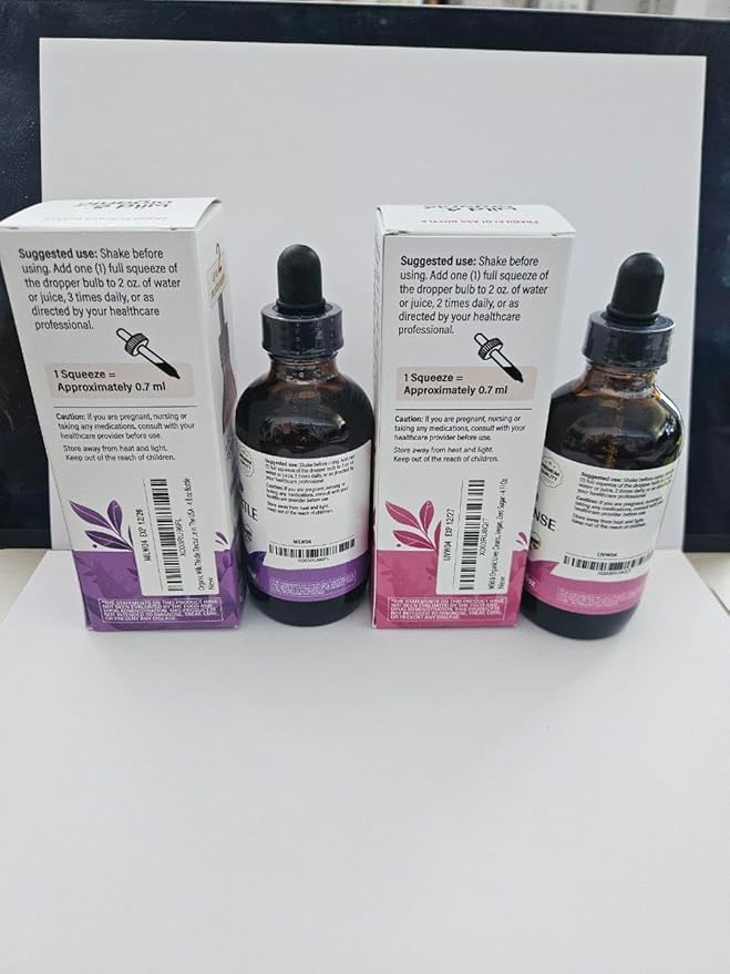 Wild &amp Organic Milk Thistle Tincture 4 fl oz &amp Liver Cleanse Tincture 4 fl oz