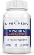Hepatiben Liver Detox Cleanse Non-GMO w/Digestive Repair. Natural Liver Supplement w/Milk Thistle Silybin NAC Choline Turmeric Berberine L-Glutathione 60CT