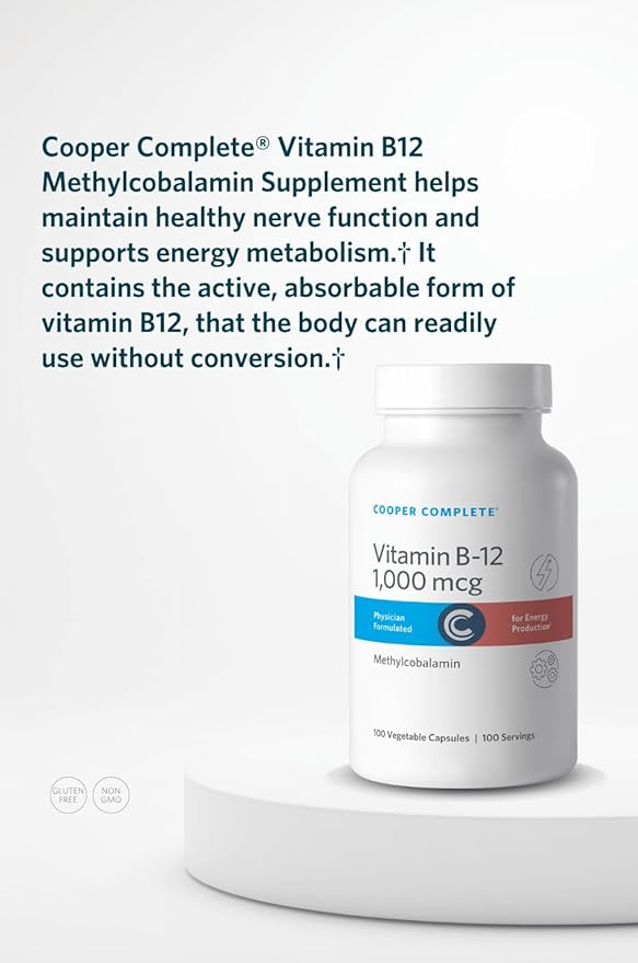 Cooper Complete - Vitamin B12 Supplement 100 Vegetarian Capsules
