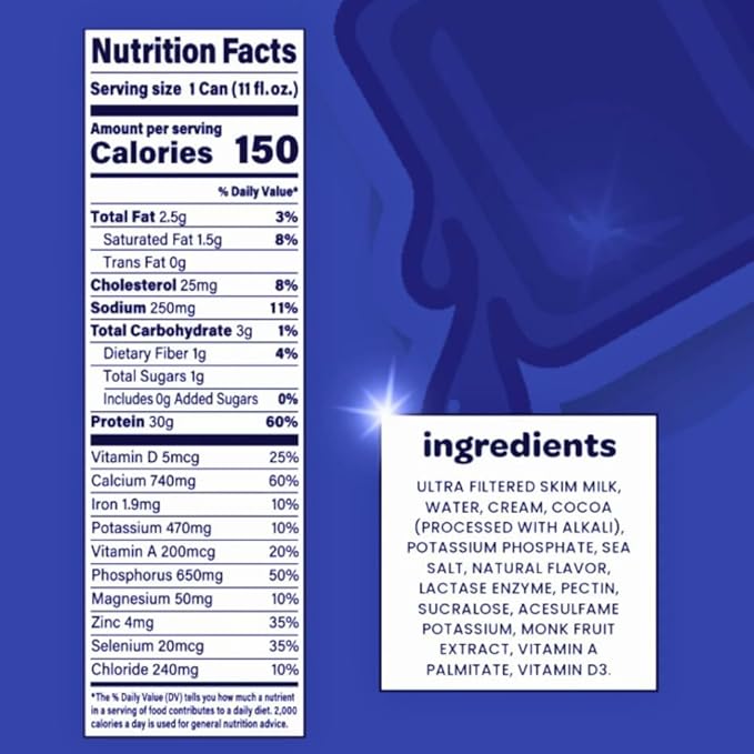 Nurri Ultra Filtered Protein Milk Shake Variety Pack 30g Protein Low Sugar Lactose Free – 12 Ready-to-Drink 11 fl oz Cans (4 Vanilla 4 Chocolate 4 Strawberry)