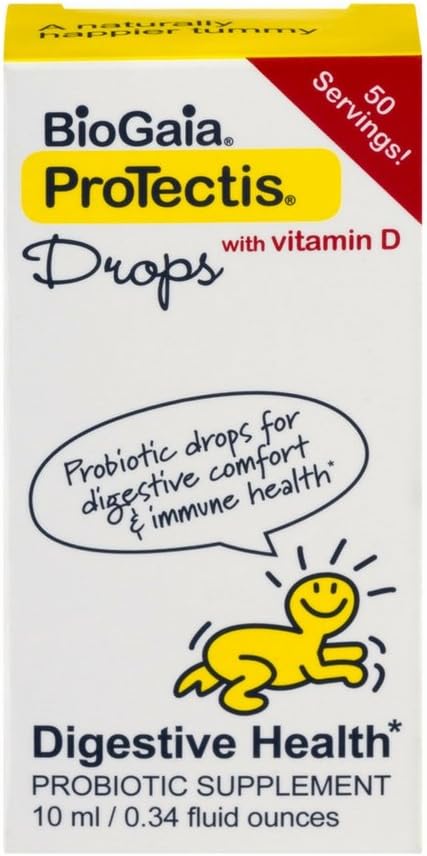 BioGaia ProTectis Baby Drops With Vitamin D 0.34 oz (Pack of 6)