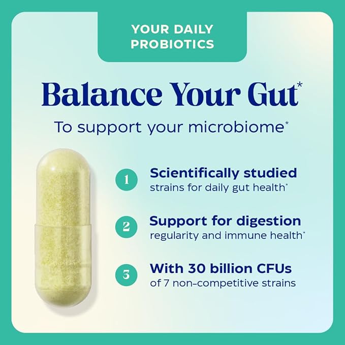 Enzymedica Dinner Duo for Gas &amp Bloating – Probiotics + Digestive Enzyme Packets for Occasional Gas 30B CFU of 7 Live Strains Vegetarian – 30 Daily Packs