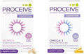 Proceive Tailored Fertility Supplements for Women Bundle - Womens Pre-Conception Vitamins &amp Minerals for Pre Pregnancy Support and Prenatal Omega 3 Fish Oil Supplement