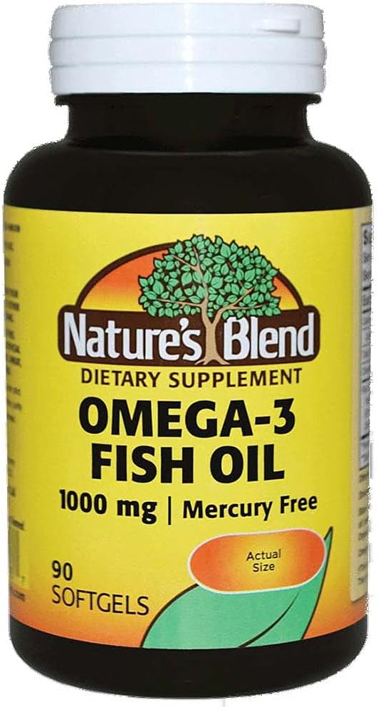 Nature's Blend Omega-3 1000mg - 90 Softgels Pack of 2