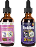 Rejuvica Health Balanced Femme + NoctuRest - Support Female Balance + Sleep - Liquid Delivery for Better Absorption - Dong Quai Melatonin Maca Hops Chamomile Theanine &amp More!