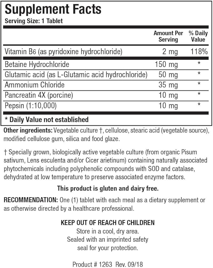 Biotics Research Gastrazyme &amp Hydro-Zyme –Digestive Support with Vitamin U Complex Gamma Oryzanol Betaine HCL &amp Digestive Enzymes –Promotes Gut Lining Gastric pH &amp Nutrient Absorption-9