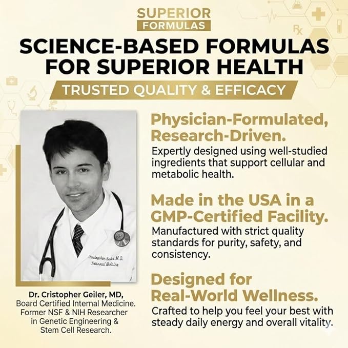High Potency Multivitamin with AREDS2 Nutrients Physician-Formulated Daily Supplement with Lutein Zeaxanthin Zinc Vitamin C &amp E Methylated B Vitamins 3rd Party Tested