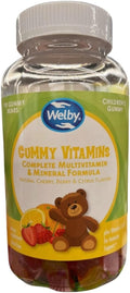 Gummy Vitamins Children's Complete Multivitamin &amp Mineral Formula Natural Cherry Berry &amp Citrus Flavors 190 Gummies Gluten Free