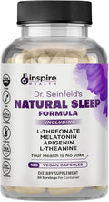 Sleep Support Formula - L-Threonate Apigenin Melatonin L-Theanine - 120 Capsules - 4-in-1 Non-Habit Forming Apigenin Supplement - Restful Nights and Refreshing Mornings - by Ginsipre Health