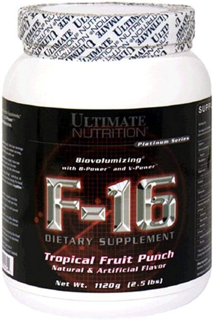 Ultimate Nutrition Platinum Series F-16 Tropical Fruit Punch 40 Ounces