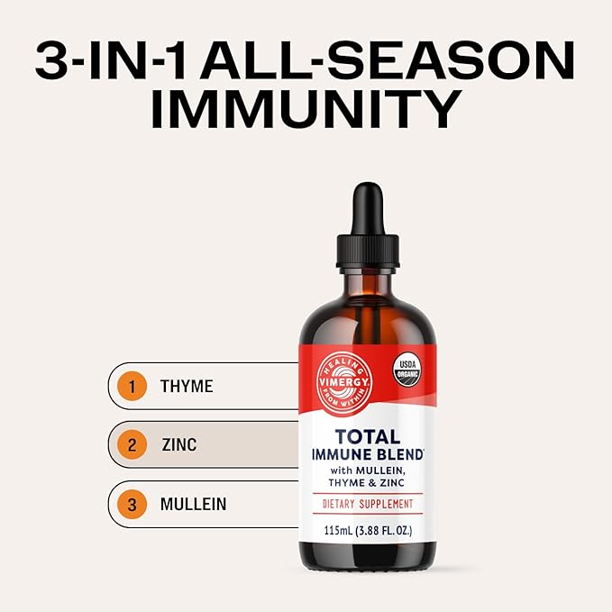 Vimergy Day-Night Immunity Kit* – 2-Part Liquid Supplement Kit with PropolisPure® &amp Total Immune Blend* – Fast-Absorbing 2 x 115ml – 2 x 57 Servings – Support Immune and Respiratory Defense Syste