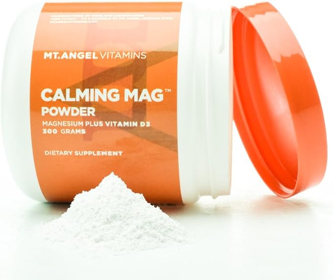 Mt. Angel Vitamins - Calming Mag Powder Magnesium Plus Vitamin D3 (300 Grams)