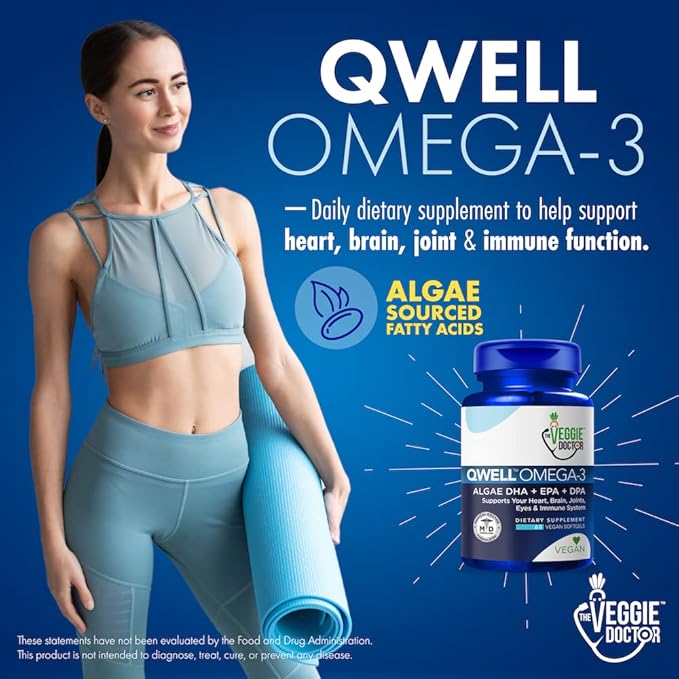 Vegan Omega 3 Supplement – Algae Omega 3 with DHA EPA DPA – Vegan Capsules from Algal – Fish Oil Alternative – Plant-Based Algae Oil Formula – Non-GMO Carrageenan-Free High Strength