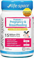 Life-Space Probiotic for Pregnancy &amp Breastfeeding 3 in 1 Probiotic for Women Clinically Proven for Mom's Breast Gut &amp Vaginal Health Baby Growth Support 15 Billion CFU &amp 4 Strains 5