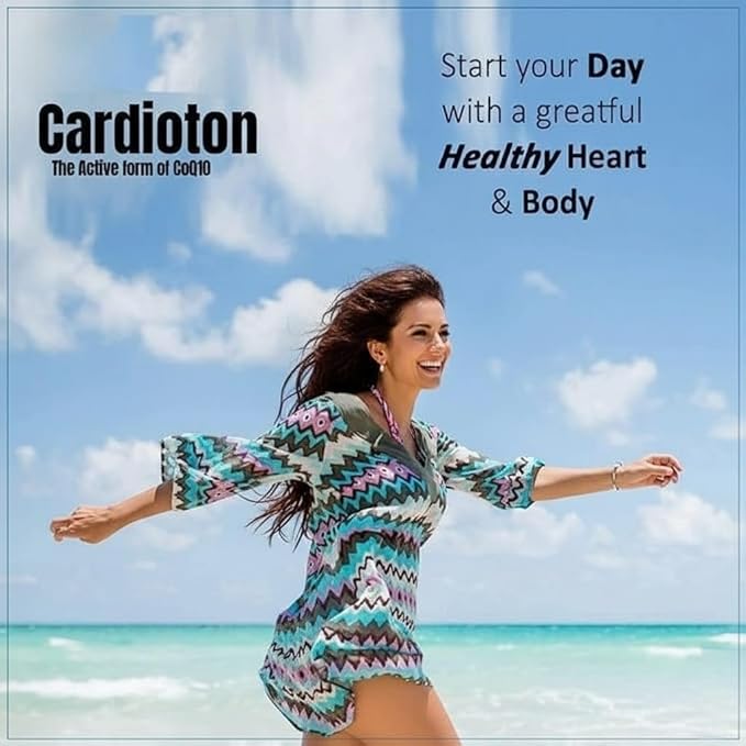 Cardioton 60 Capsules with Coenzyme Q10 &amp Arjuna Extract for Heart Health - 60 Capsules