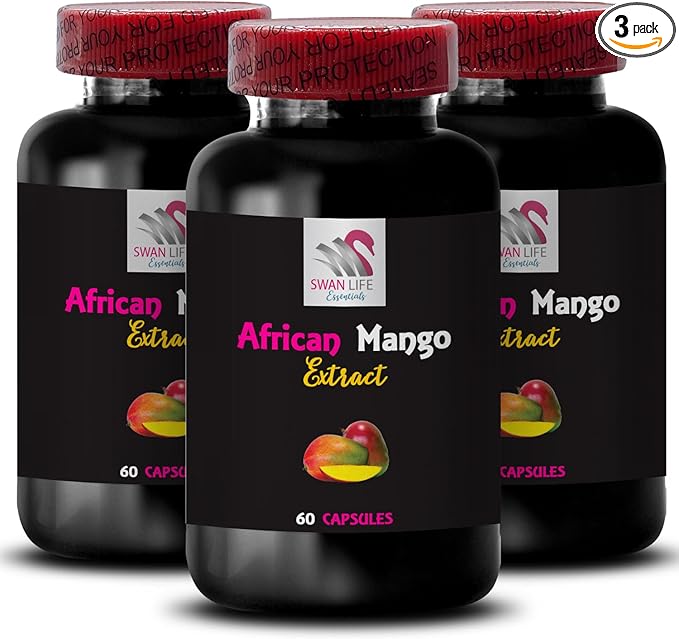 African Mango Supplements - African Mango Seed Blend Extract Fruit Powder Irvingia Gabonensis Traditional Fruit Extract Blend Plant-Based Tradition Natural Wellness Support Formula 3Bot