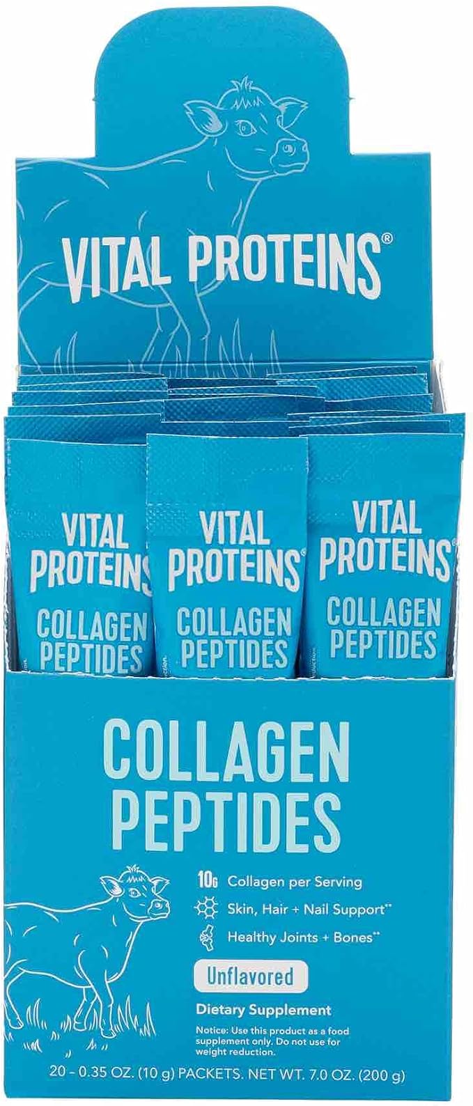 VITAL PROTEINS Collagen Peptides 20ct Box 0.35 OZ