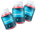 Magnesium Glycinate Gummies | 10 Forms of Magnesium + Vitamin D3 &amp Zinc | 60 Gummies | Supports Relaxation Focus (3PCS)
