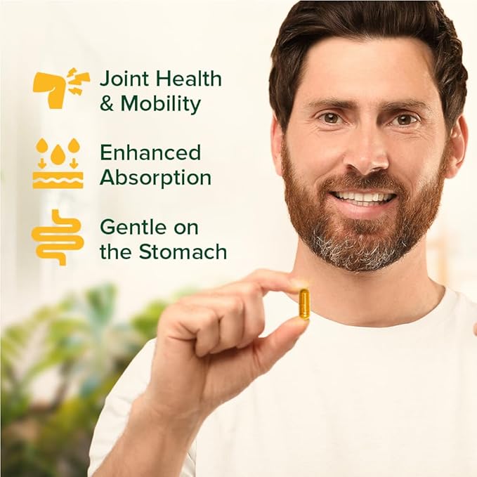 VAHDAM Extra Strength Turmeric Ginger Supplement with 1500mg Curcuminoids per Serving | Added Piperine for Better Absorption | Supports Joint Health and Mobility | 90 Veg Capsules