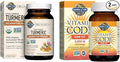 Garden of Life Turmeric Inflammatory Response &amp Vitamin D3 Raw Whole Food Supplements 60 Tablets &amp 60 Capsules