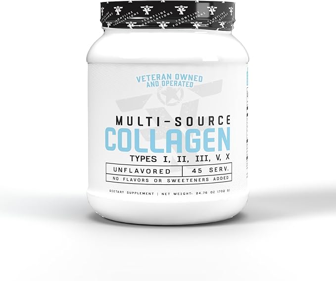 Multi-Source Collagen Promotes Hair Skin and Nail Health (Unflavored)