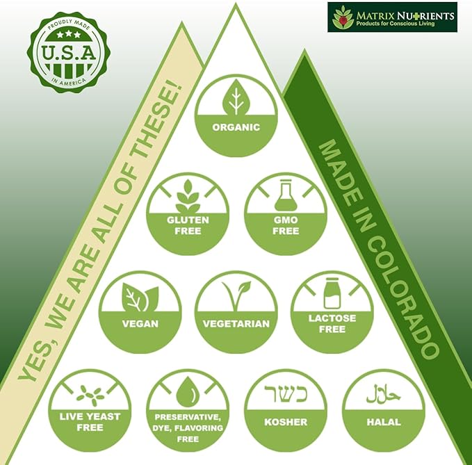 POMI Matrix - 10 Times Stronger Than the Competition! - Lower PSA Levels for Healthy Prostate - 100% Organic - Ingredients: Pomegranate Green Tea Turmeric Broccoli - Vegan Capsules (60ct)