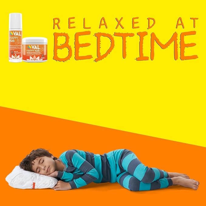 Child's Calm and Sleep Bundle: VAL Magnesium Roll-on &amp Cream